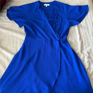 Monteau Royal Blue Midi Dress